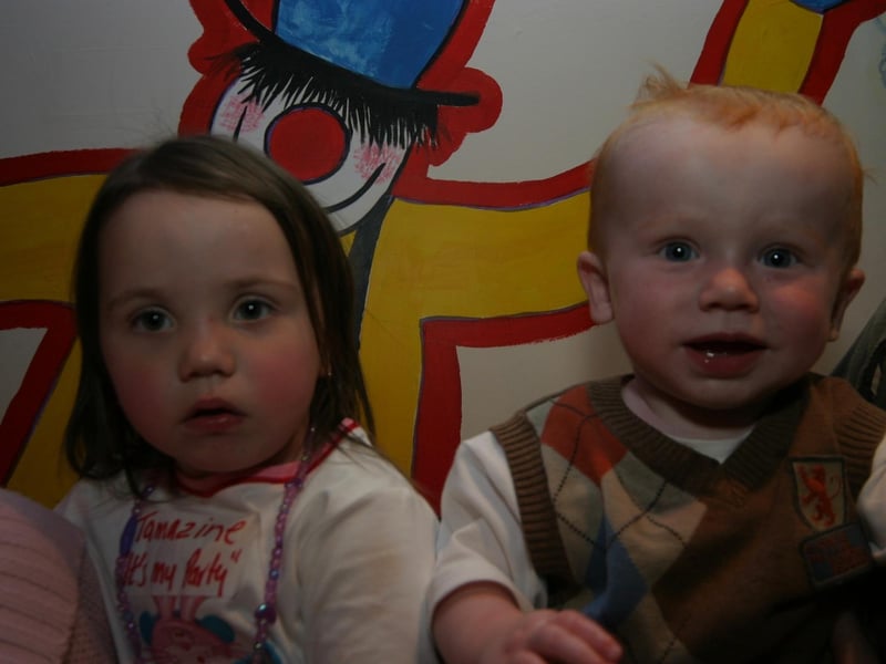 Tamzin O'Doherty and Ciaran Kelly sharing a party.