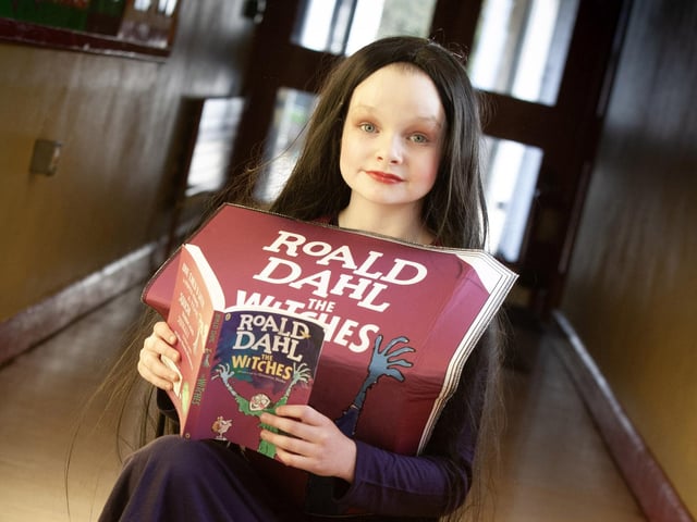 P7 pupil Alexandra pictured during World Book Day at Hollybush Primary School on Thursday last. (Photo: Jim McCafferty Photography)