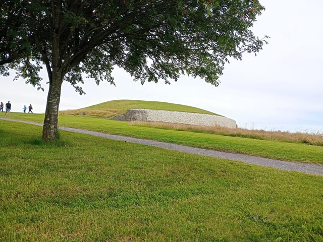 Newgrange, Ireland 3200 B.C. at Brú na Bóinne, County Meath.