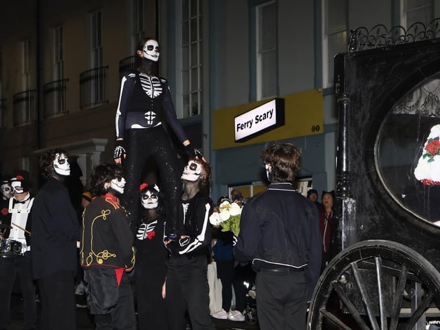 Awakening the Walled City Trail, celebrating the 40th anniversary of the Derry Halloween Festival. (Photo - Tom Heaney, nwpresspics)