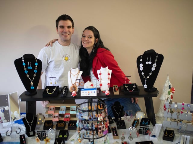 Numerous crafters displayed their creations at the fair.