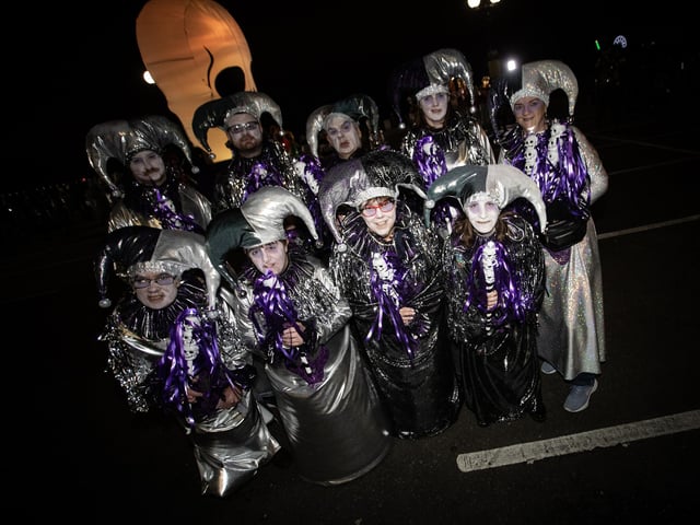 The group from Destined pictured on Tuesday night.