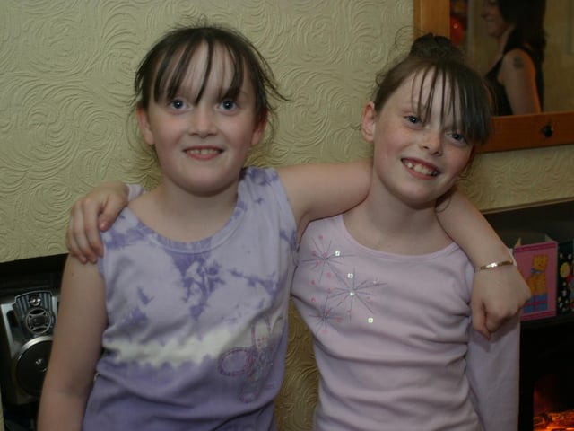 Parties and celebrations in June 2004: Robyn & Rochelle Moore.