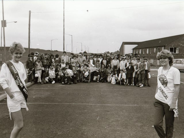 Carnhill High School sponsored run for Muscular Dystrophy.