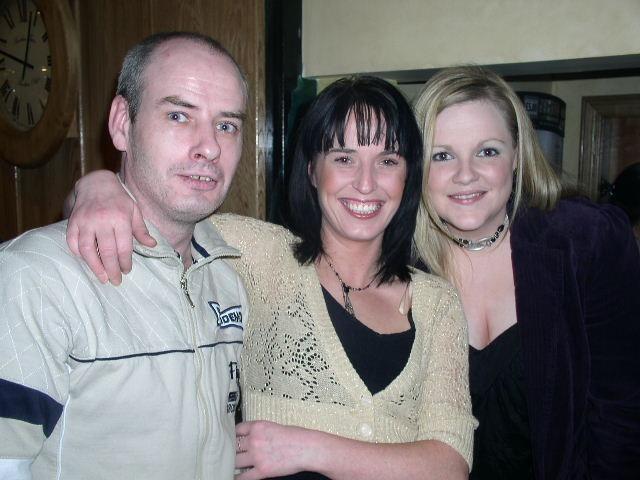 Partying in Dungiven’s John T’s back in January 2006.