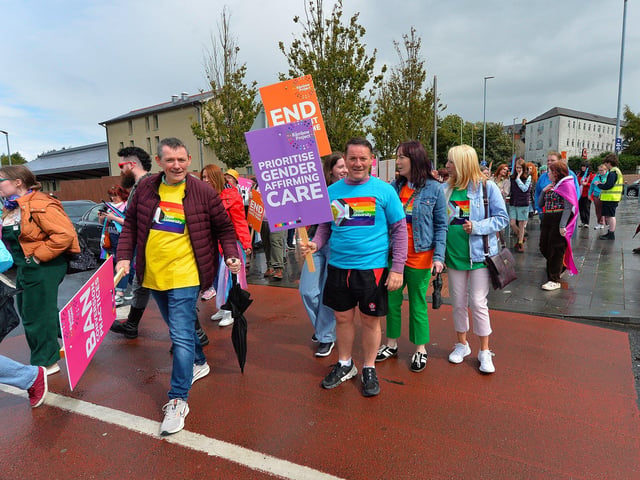 Revellers at the 2024 Foyle Pride Parade. Photo: George Sweeney