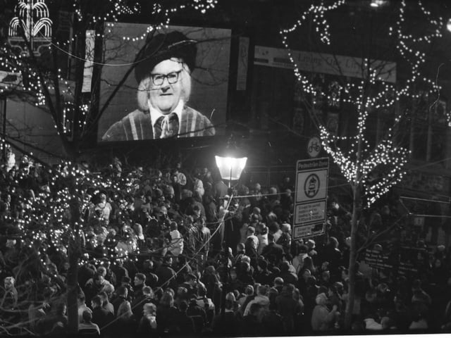 Millennium celebrations in Derry city centre.
