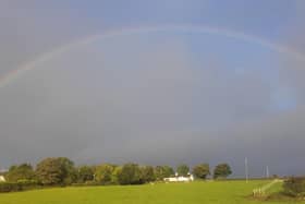 A rainbow over Muff in County Donegal. (File picture by Brendan McDaid)