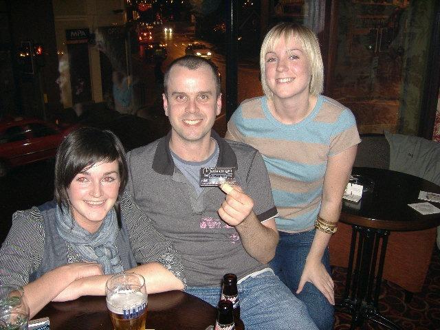 A night out in Derry bars in October 2005