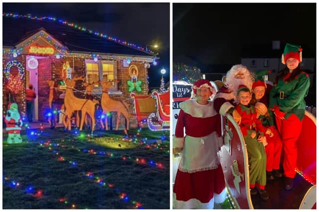 Amelia Court residents decorate their street every year to raise money for charity.