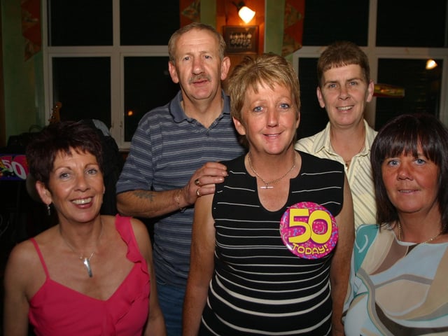 50th birthday of Marie Doherty, with cake!