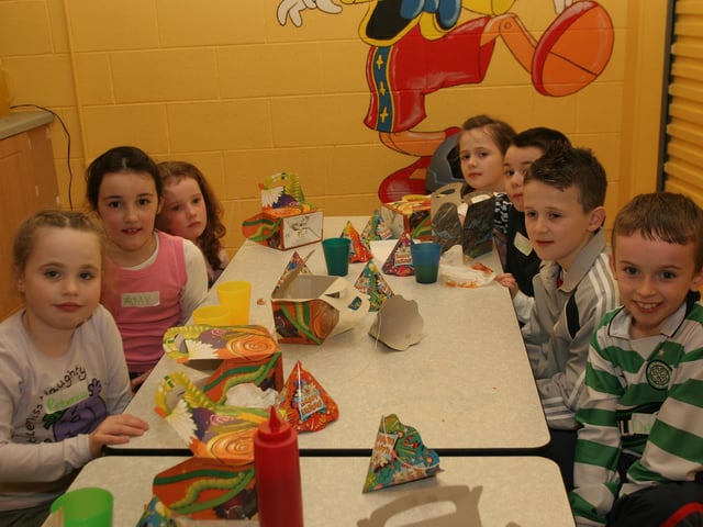 Birthday boy Caolan McBertie in February 2005.