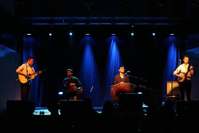 Nava supporting Sharon Shannon. Photo Lorcan Doherty Photography