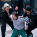 Jackie Stokes, Prisoner Patrick Morgan and Ali Shah
