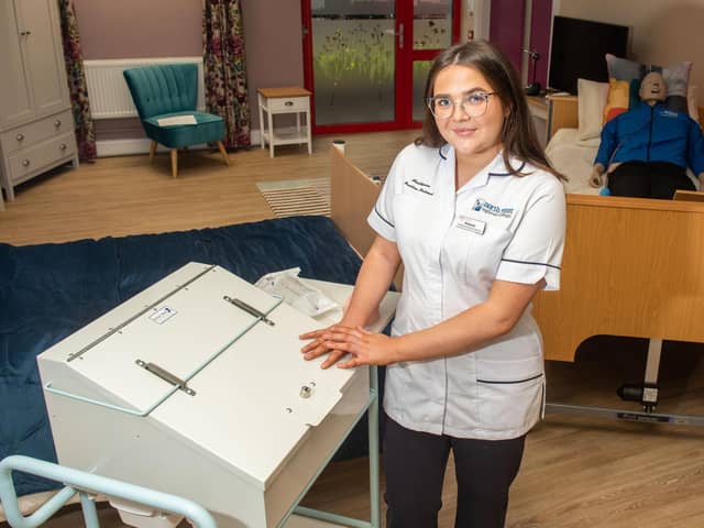 Rebekah Mullan is studying the Open University Level 4 Higher Education Certificate in Healthcare at NWRC.