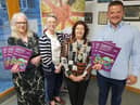 Pictured at the launch of Extern's new mental health crisis cafe and community resource directory are (from left) Margaret Colhoun (Assistant Manager, Community Crisis Intervention Service), Sharon Hearty (Director of Policy & Development, Extern), Mayor COLR Patricia Logue and Tiernan Thornton (Manager, Community Crisis Intervention Service)
