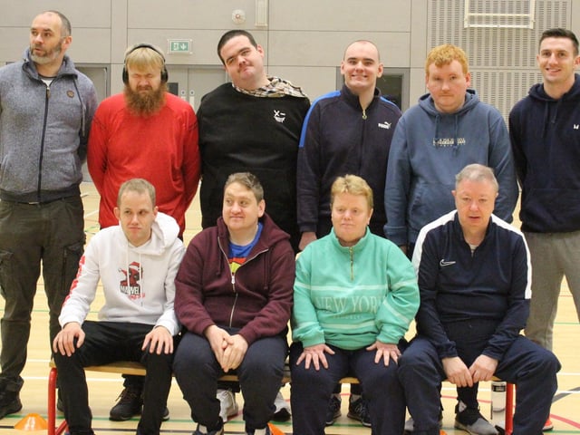 Some of the participants at the Disability Cricket Blitz.