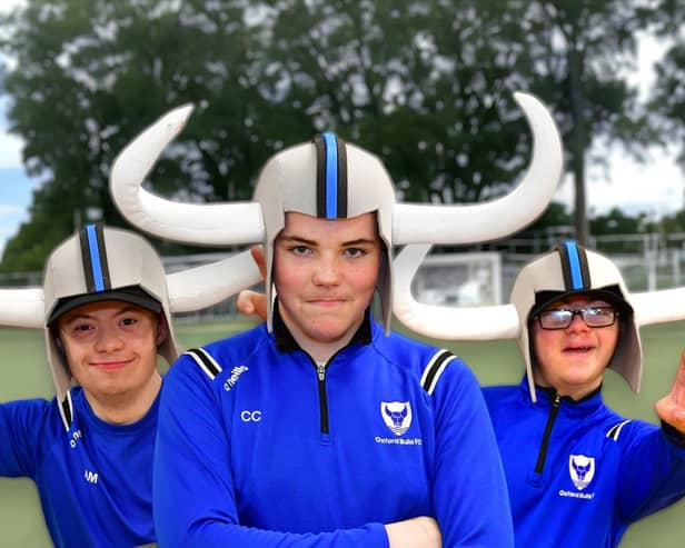 Adam Morrison, Conor Callaghan, Sean McCaul who are players at Oxford Bulls FC. The famous team have had their fair share of new and exciting experiences since they played their first competitive game in 2017 and they will enjoy yet another this St Patrick’s Day when they take part in the city’s famous Spring Carnival parade.