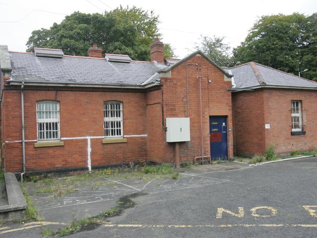 The former British Army military barracks at Ebrington in September 2005 shortly after it was transferred to the Executive.