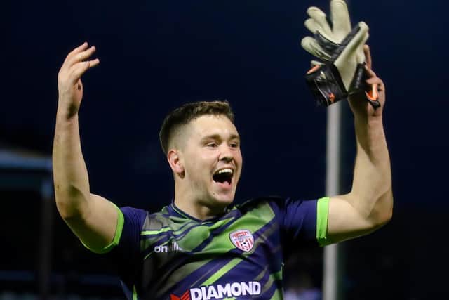 Derry City's No.1 Brian Maher is back for 2025.