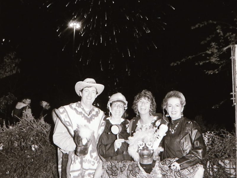 Derry folks dressed up for Halloween night, back in October 1994.