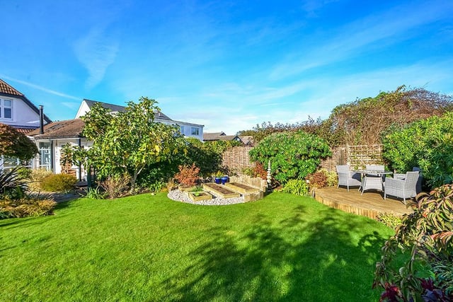 This five bed home in Havant Road, Hayling Island, is on the market for £900,000. It is listed by Fine and Country.