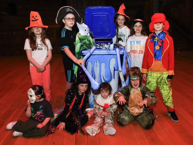 Group pictured at the Halloween Costume Swap launch held in the Guildhall on Saturday.