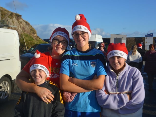 Malin Head St Stephen's Day Swim in aid of Malin Head Community Association Ltd and Ronald McDonald House. Pictures: Malin Head Community on Facebook:Malin Head St Stephen's Day Swim