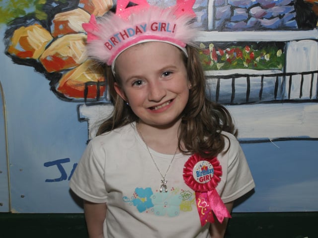 Birthday girl Aisling Kelly back in 2005.
