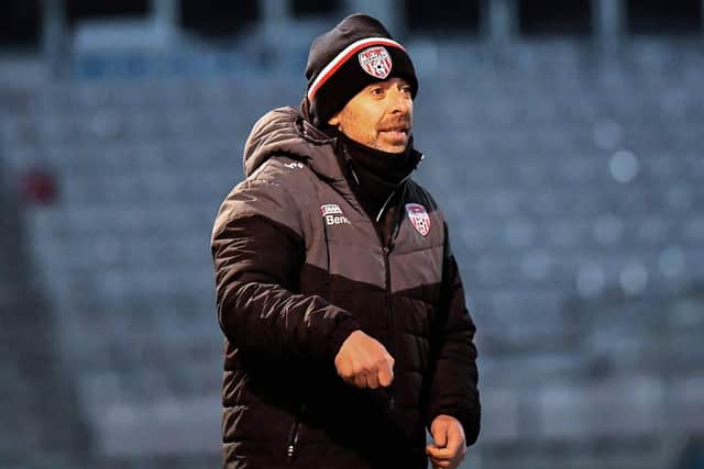 Derry City manager Tiernan Lynch. Photograph: George Sweeney