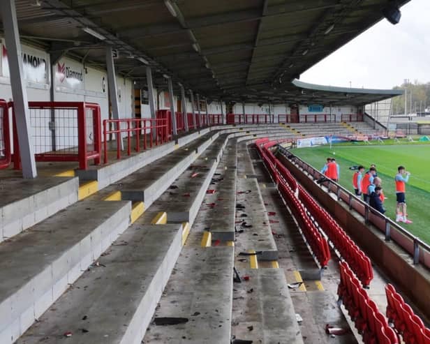 Work has begun on the replacement of 2,000 seats in the Southend Stand in the Ryan McBride Brandywell Stadium, Derry City FC have announced.