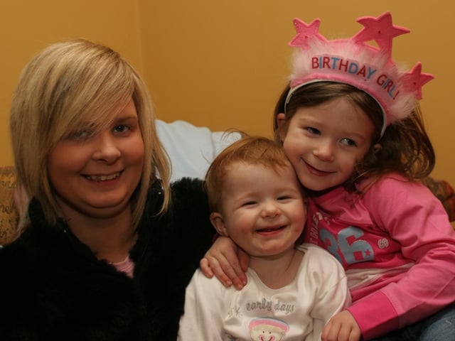 Courtney Wade's fourth birthday party back in 2005.