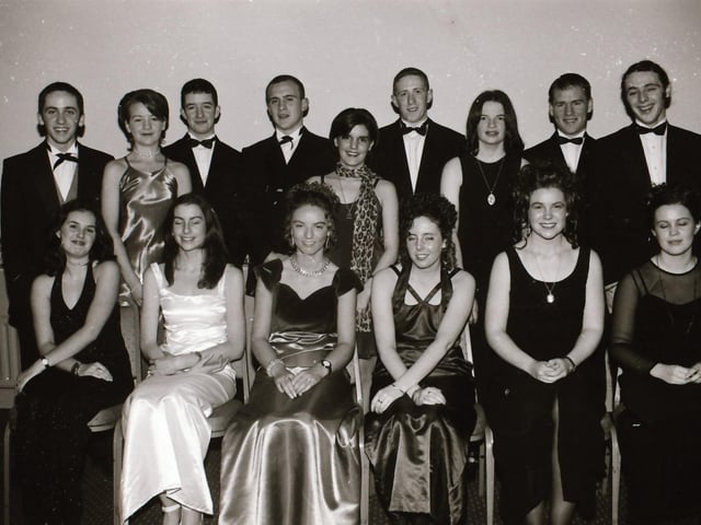 Pictured are students and guests at the 1996 St Cecilia's and St Joseph's School Formal in Derry.