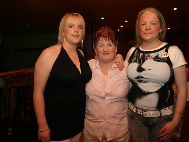 Jackie Moore's 18th with family.