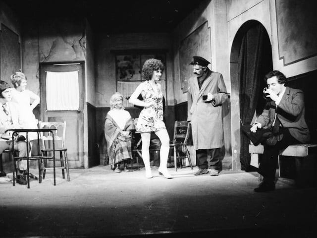 A scene from the '71 Players production of 'Many Young Men of Twenty'.