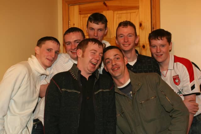 Andy Mitchell celebrating his birthday back in February 2005.