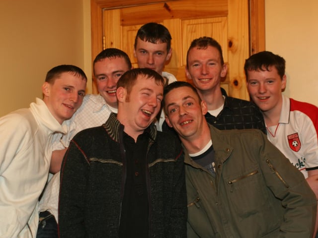 Andy Mitchell celebrating his birthday back in February 2005.