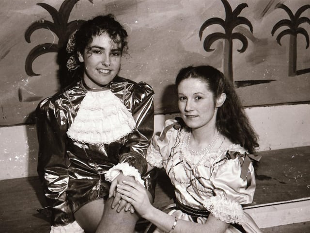 Aladdin Panto at St Columb's Hall, 1984.
