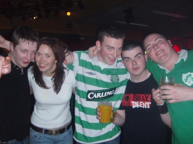 OLYMPUS DIGITAL CAMERA : Pictured are people enjoying the St Patrick's Day celebrations in Derry 20 years ago on March 17, 2005.