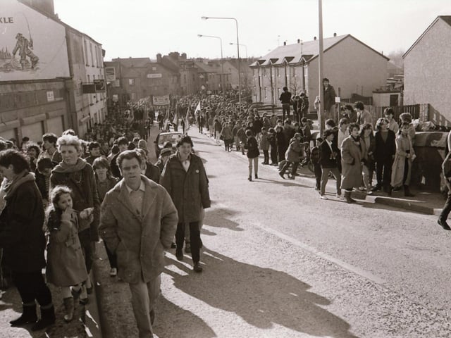 Devine Breslin Memorial March in Strabane.