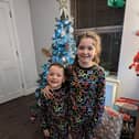 Ava and her brother Leo, Christmas 2022