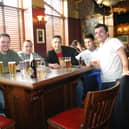The lads out for a few pints in Jackie Mullan's in early 2004