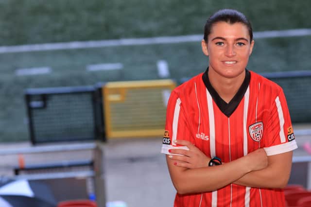 Derry City's Shannon Dunne is excited about the forthcoming Sports Direct Women’s Premiership season, which gets underway at Glentoran Women, this Sunday.