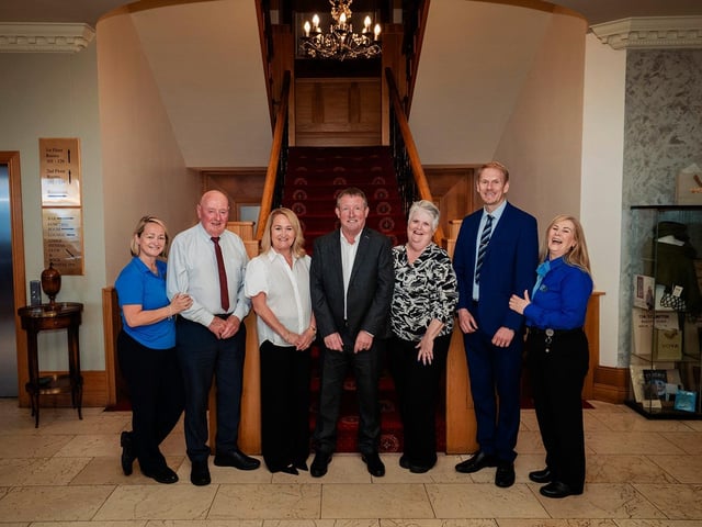Owners, staff and management of Ballyliffin Lodge and Spa celebrates 20 years. Photo: Jay Doherty Photography.