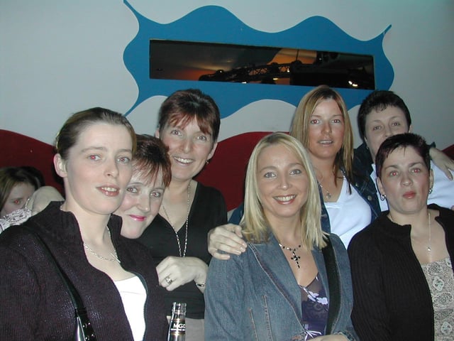 Girls' night out... Kate, Melissa, Carol, Danielle, Theresa, Shauna and Martina.