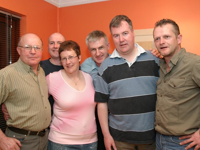 Party celebrations back in April 2004.