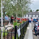 Relatives, survivors and residents gathered for the rededication of the refurbished memorial in Claudy on the 52nd anniversary.