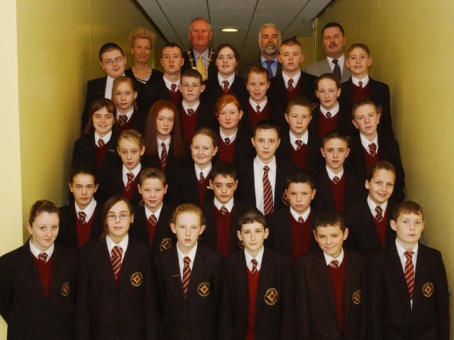 Coláiste Bhríde / St Brigid's College prizegiving in 2003