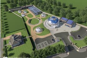 An artist's impression of plans for the Acorn Farm site.