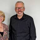 Helen Quigley from Inner City Trust and Niall McCaughan from Friends of the Derry Walls.